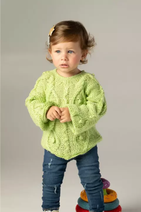 Suéter Infantil Pistache