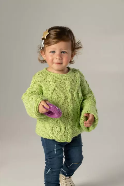 Suéter Infantil Pistache