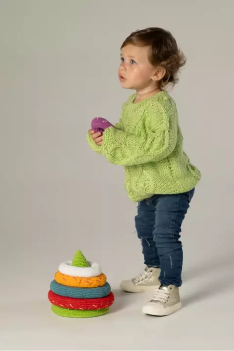 Suéter Infantil Pistache