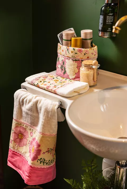 Kit Lavabo Floral