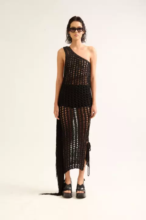 Vestido Preto LED