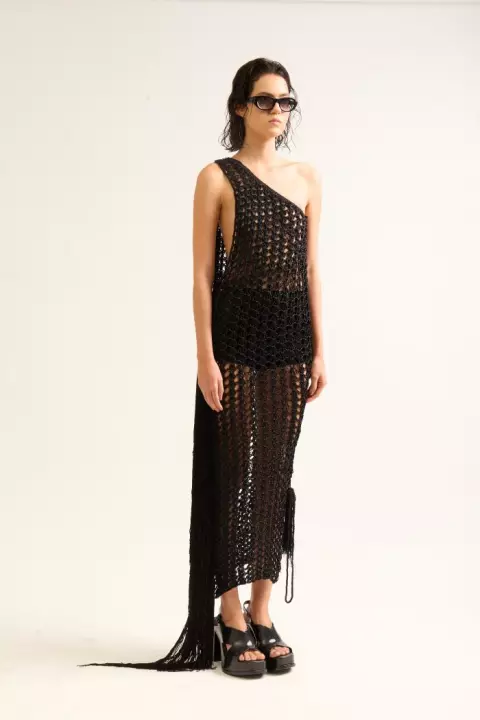 Vestido Preto LED