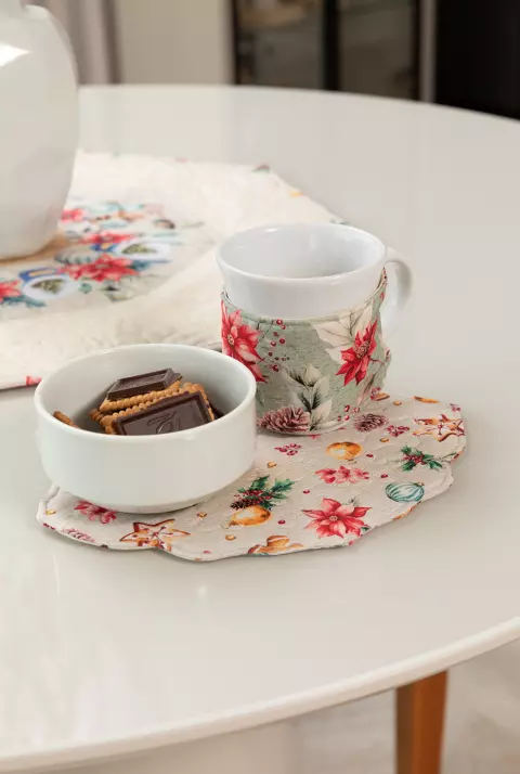 Mug Hug com Capa para Caneca Natal