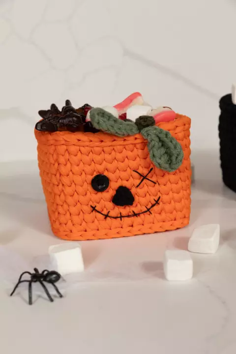 Cesta Cuadrada Calabaza