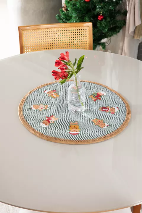 Centro de Mesa Biscoitos de Natal