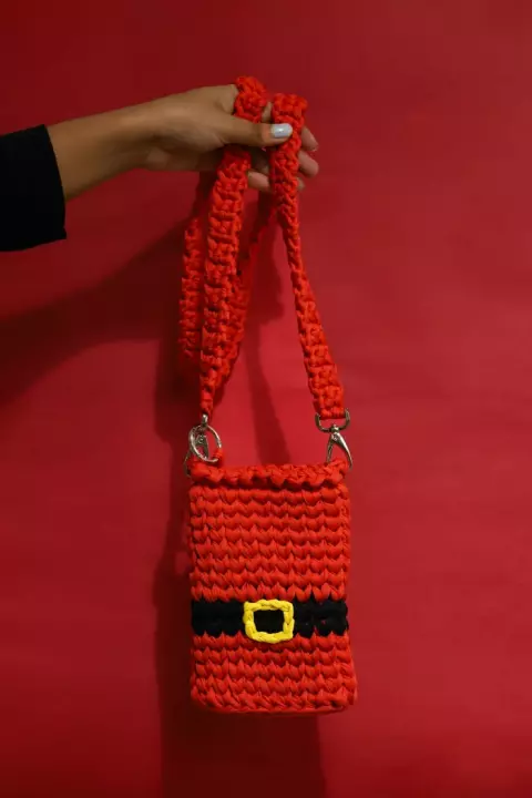Conjunto Bolso Navideño & Llavero