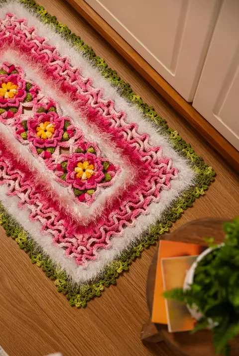 Tapete Rosas Tropicais