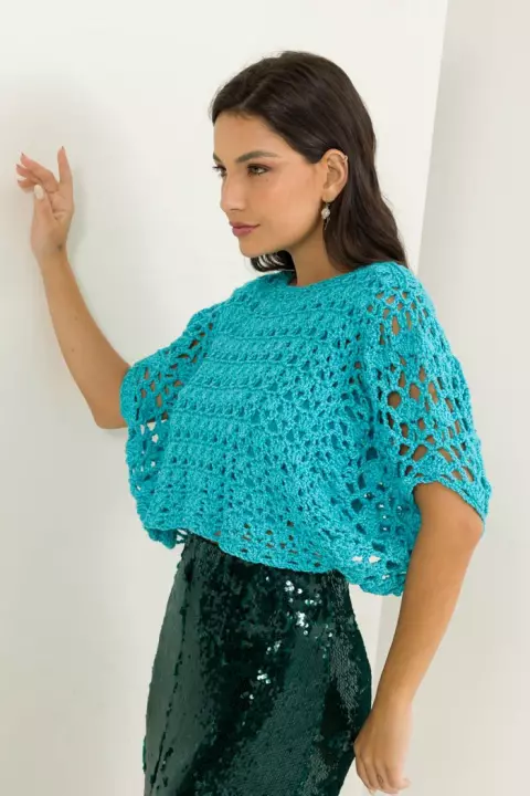 Blusa Turquesa