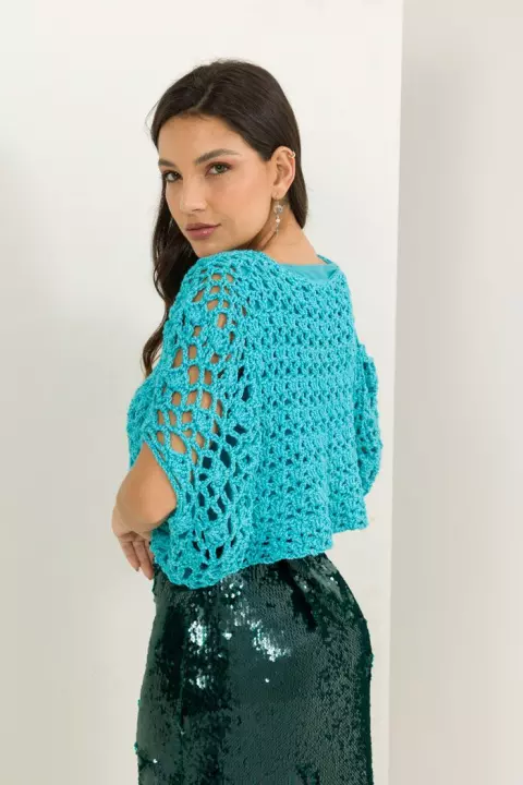 Blusa Turquesa