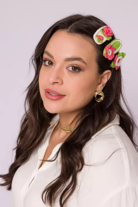 Prendedor de cabelo Primavera