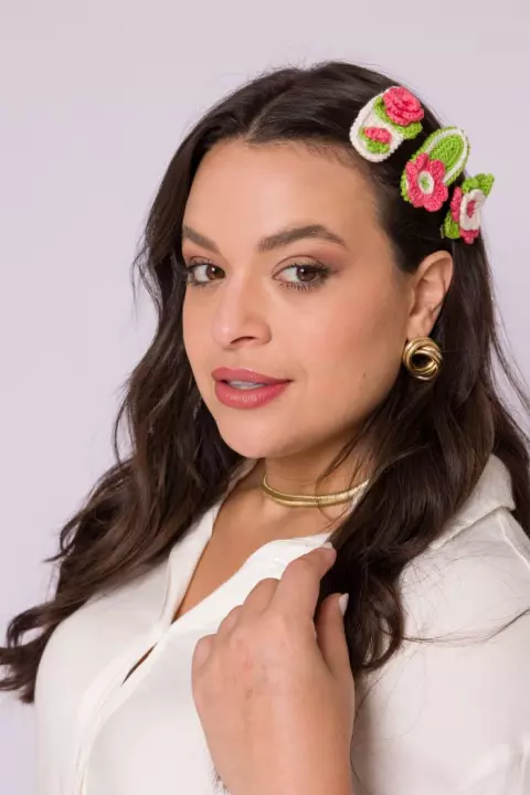 Prendedor de cabelo Primavera
