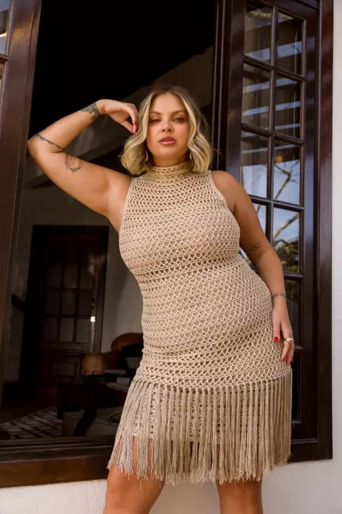 Vestido Creme