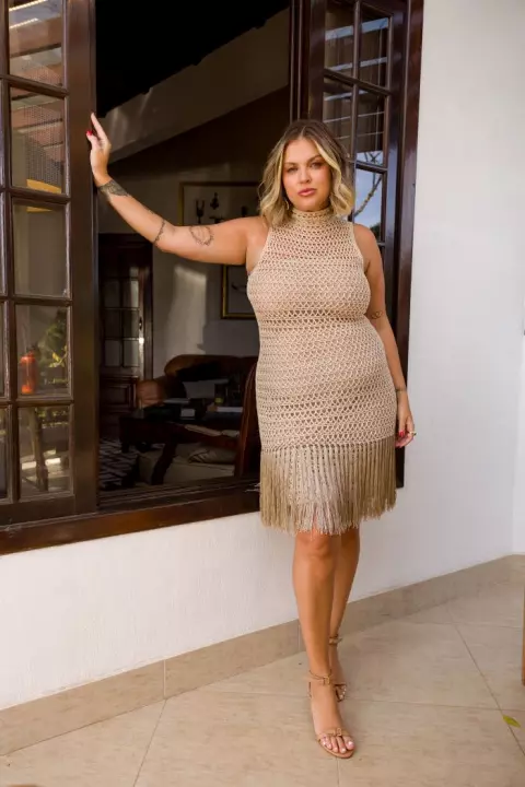 Vestido Creme