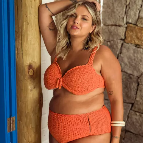 Coral Hot Pant Bikini