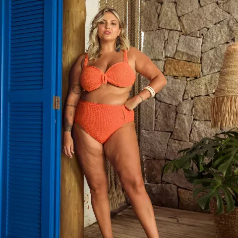 Coral Hot Pant Bikini