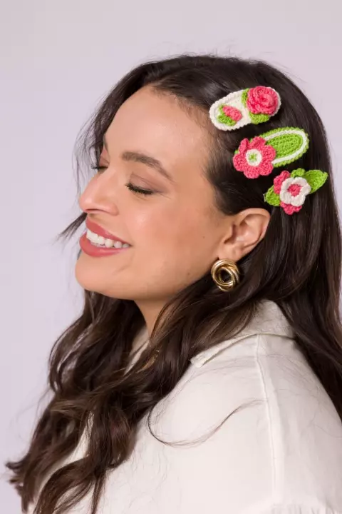 Presilha de Cabelo Jardim