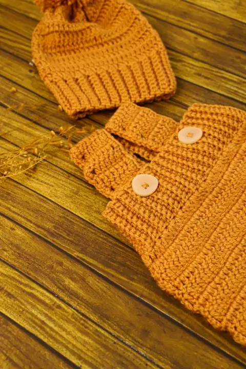 Conjunto Infantil Café