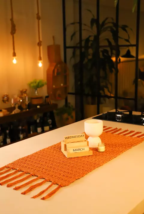 Trilho de Mesa Terracota