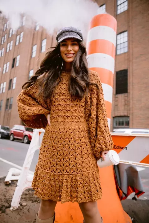 Puffy Sleeve Dress
