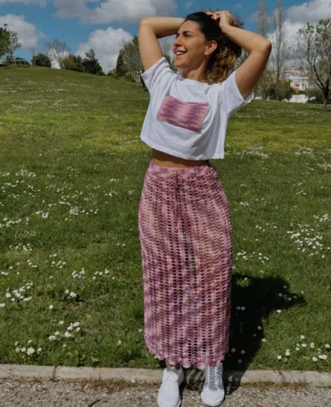 Grape Frappe Skirt