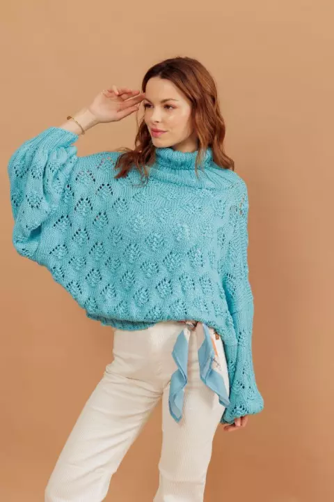 Blusa Mergulho Azul