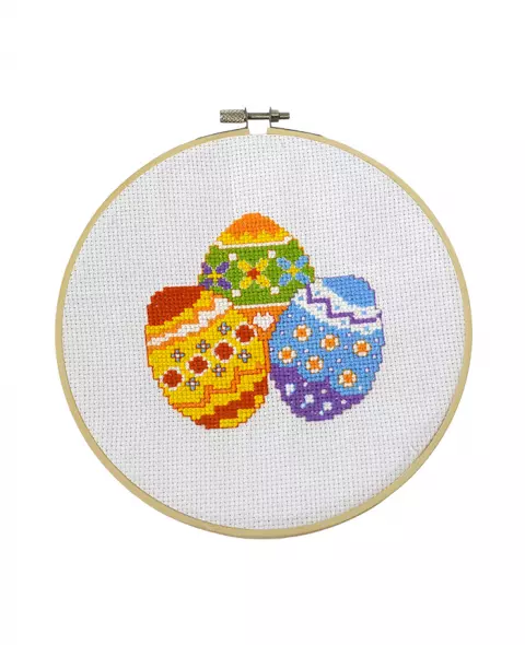 Bordado Ovos de Páscoa