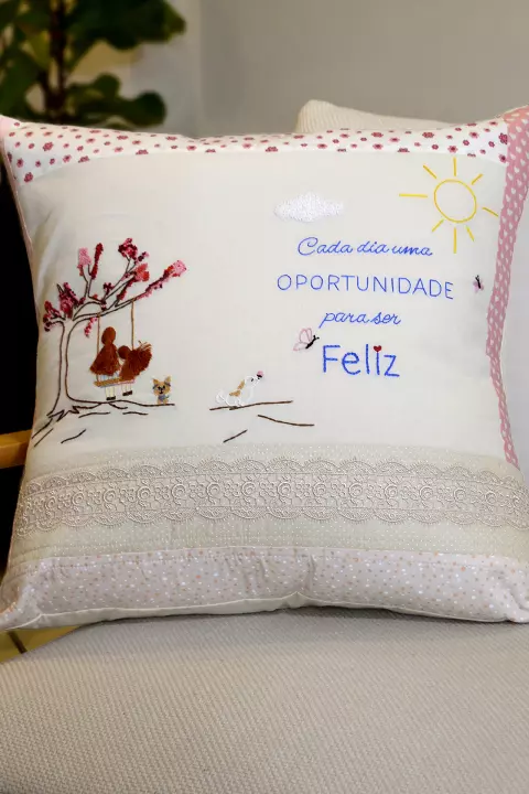 Almofada Felicidade