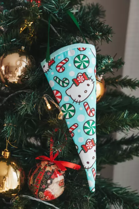 Enfeite Árvore de Natal - Hello Kitty