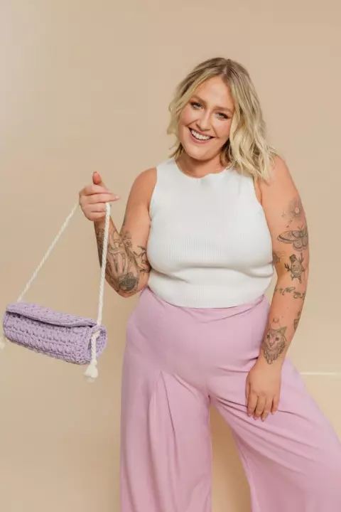 Lilac Purse