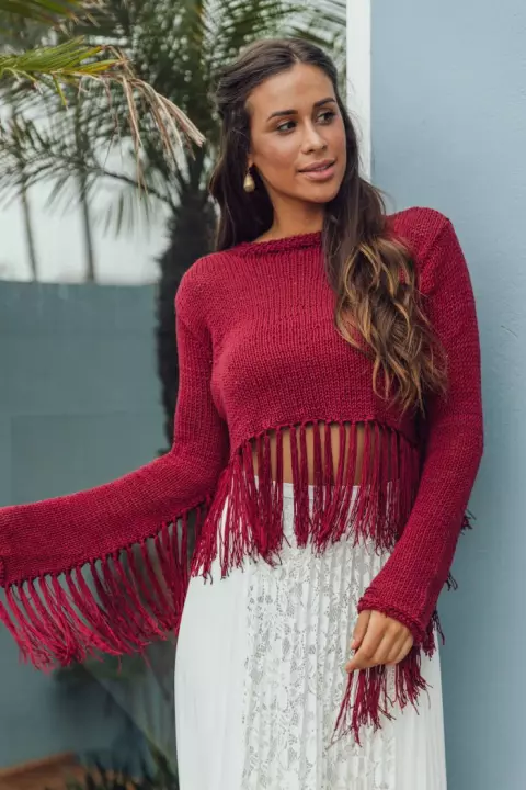 Blusa con Flecos