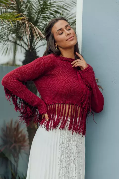 Blusa con Flecos