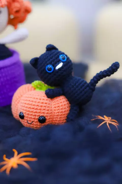 Bruxinha e gatinhos