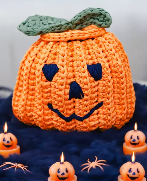 Halloween Pumpkin Basket