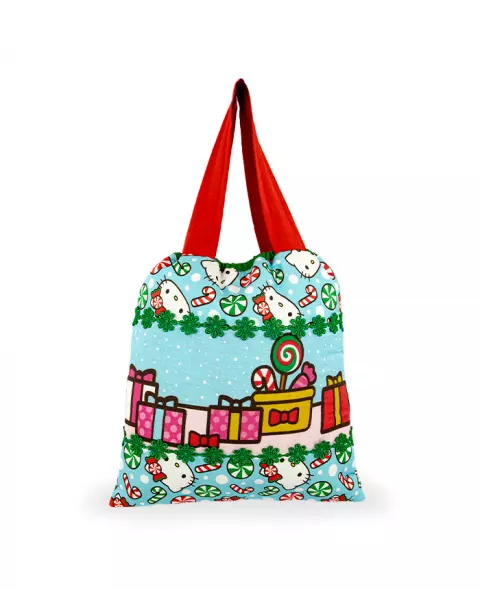 Sacola para presente com guipure - Hello Kitty