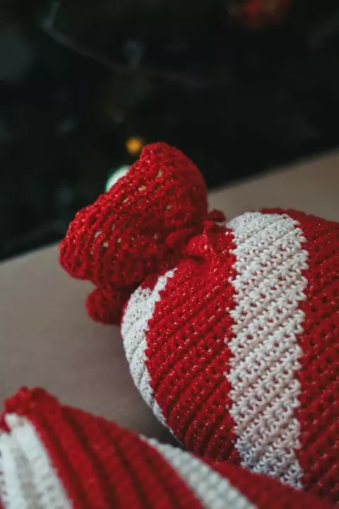 Candy Cane Cushion
