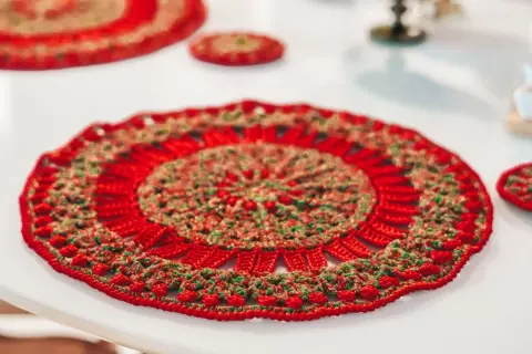 Festive Table Set – Placemat & Coaster