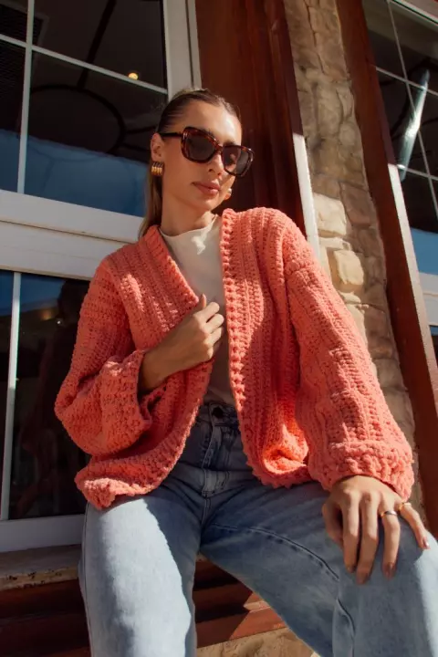 Textured Cardigan