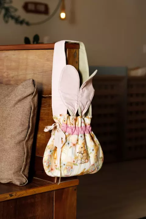 Bolsa cestinha com orelhas
