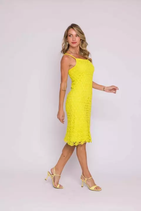 Citrus Yellow Dress