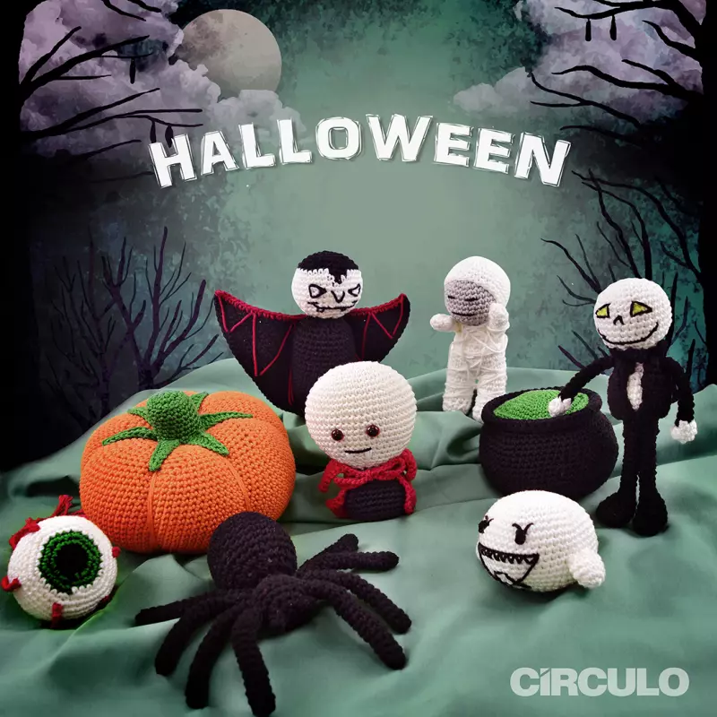 Amigurumis assustadores (e fofos) para enfeitar seu Halloween!