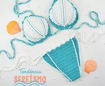 Biquíni Concha: Invista no Sereísmo neste verão
