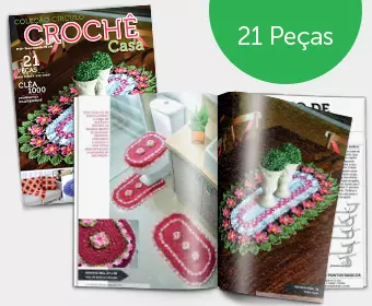 Lançamento: Revista Crochê Casa nº 19 já está à venda