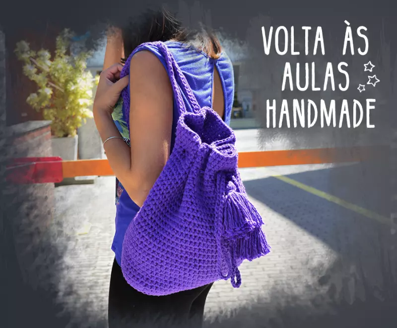 Volta às aulas handmade! Leve o crochê para a sala de aula