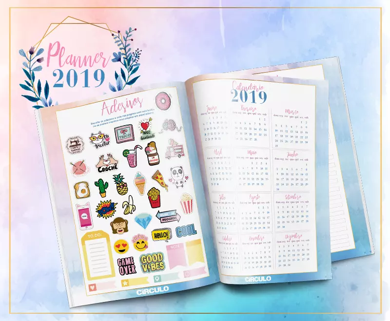 Monte seu planner 2019