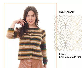 Tendências outono/inverno 2019: Fios Estampados