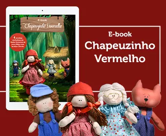 E-book Chapeuzinho Vermelho: 4 bonecos de pano apaixonantes
