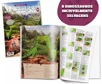 Apostila Amigurumis 11: Especial Dinossauros