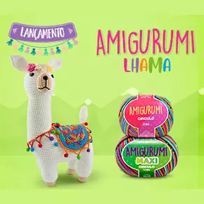 Lhama: a nova cor da família Amigurumi!