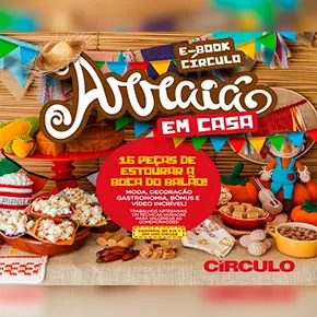 Arraiá em Casa: e-book Círculo com 16 peças exclusivas!