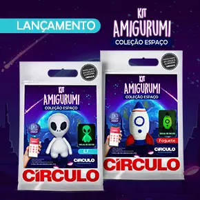Espaço: a nova coleção do Kit Amigurumi!